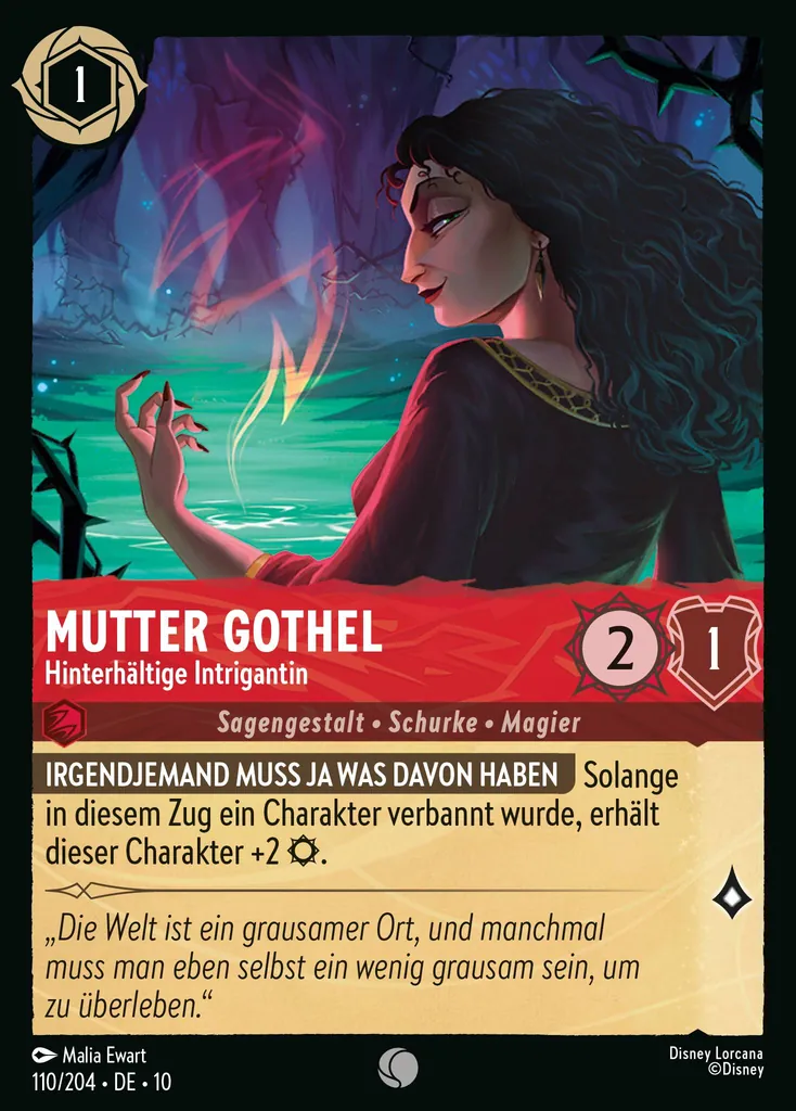 Mutter Gothel - Hinterhältige Intrigantin