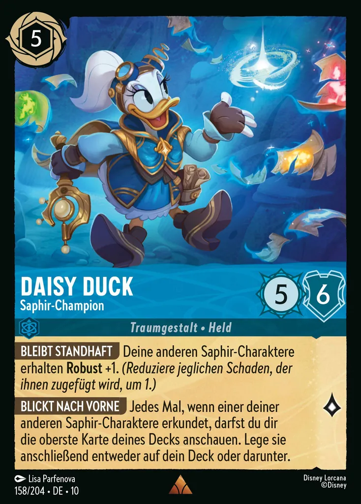 Daisy Duck - Saphir-Champion