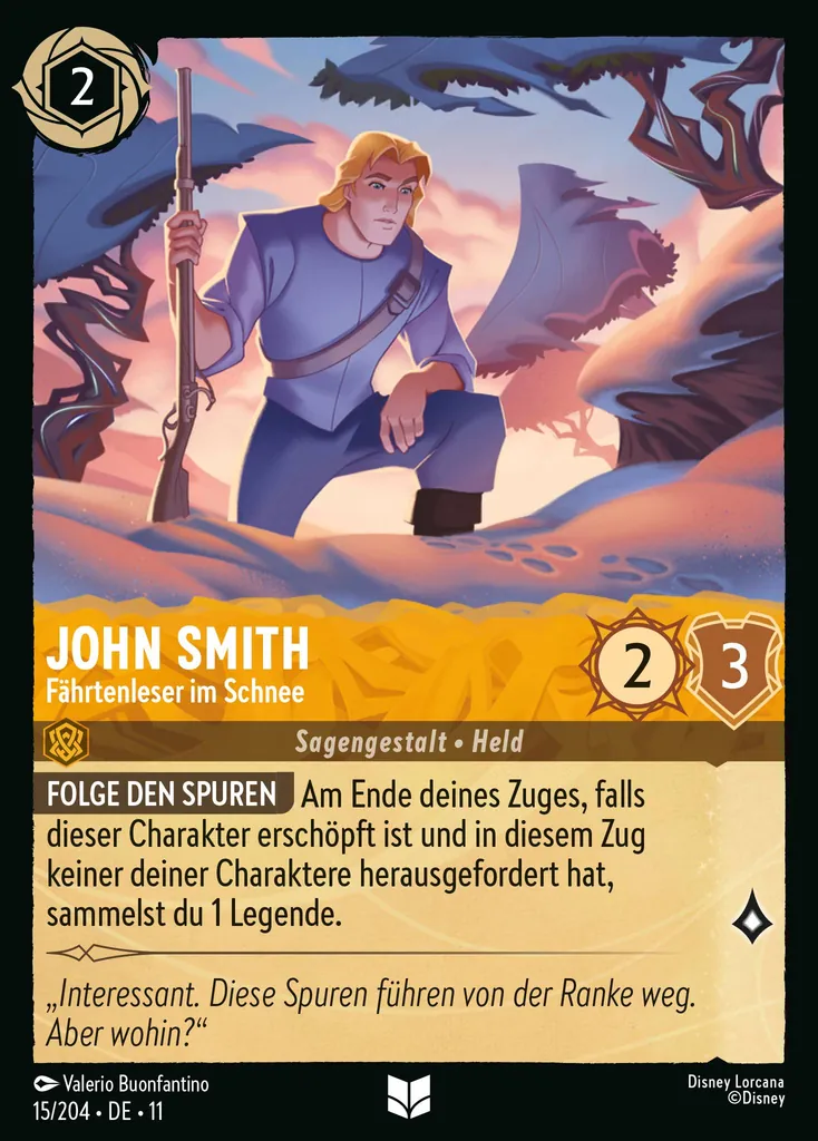 John Smith - Fährtenleser im Schnee