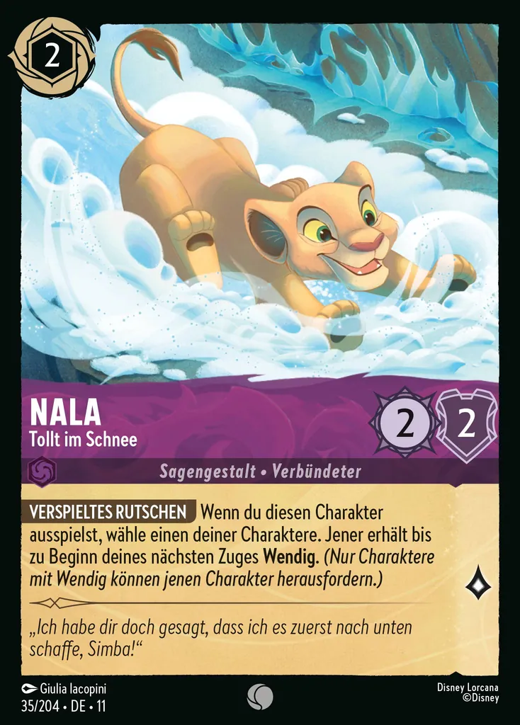 Nala - Tollt im Schnee