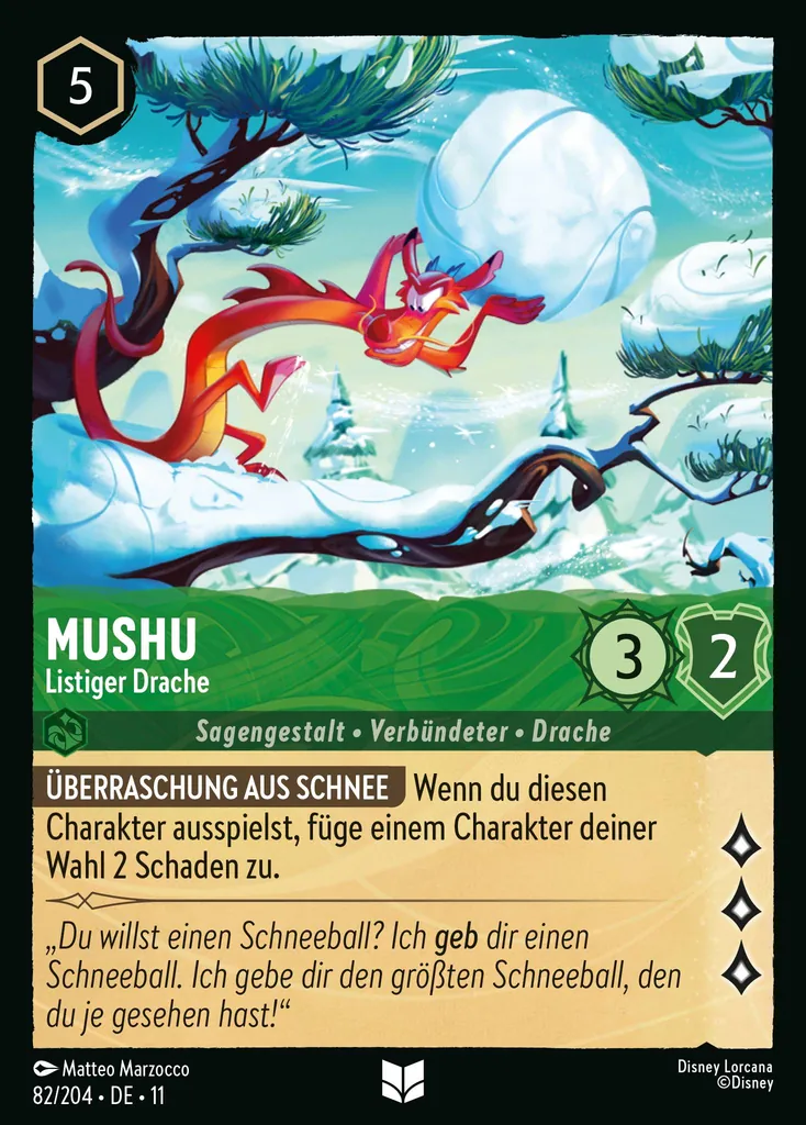 Mushu - Listiger Drache