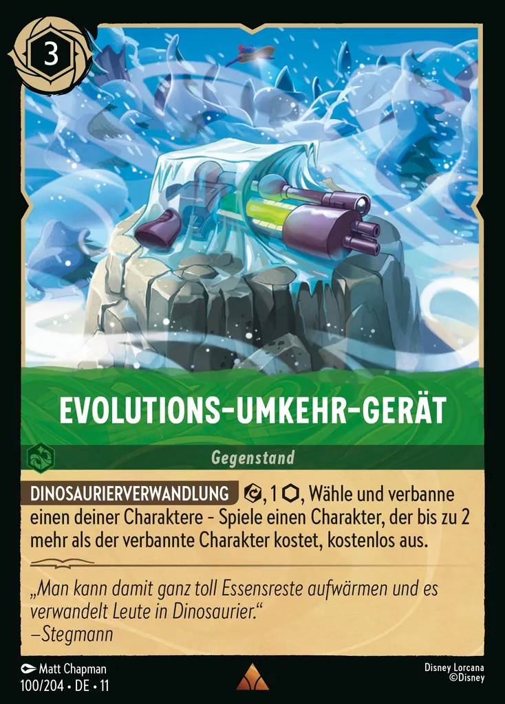 Evolutions-Umkehr-Gerät - 