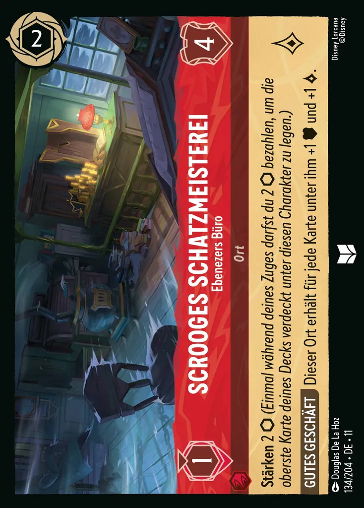 Scrooges Schatzmeisterei - Ebenezers Büro