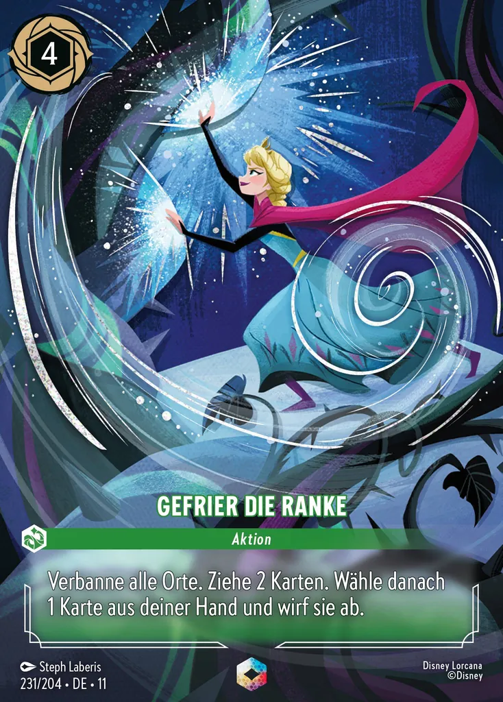 Gefrier die Ranke
