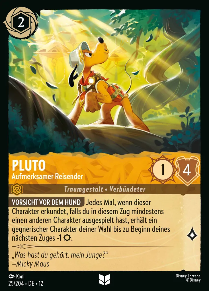 Pluto - Aufmerksamer Reisender