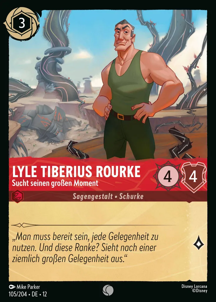 Lyle Tiberius Rourke - Sucht seinen groĂźen Moment