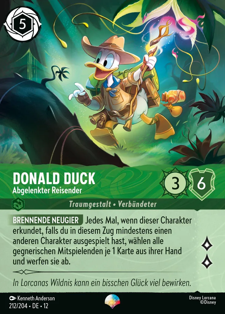 Donald Duck - Abgelenkter Reisender