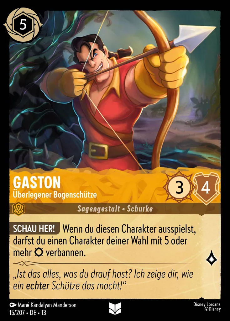 Gaston - Ăśberlegener BogenschĂĽtze