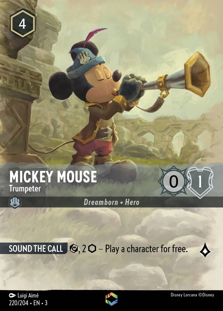 Mickey Mouse - Trumpeter