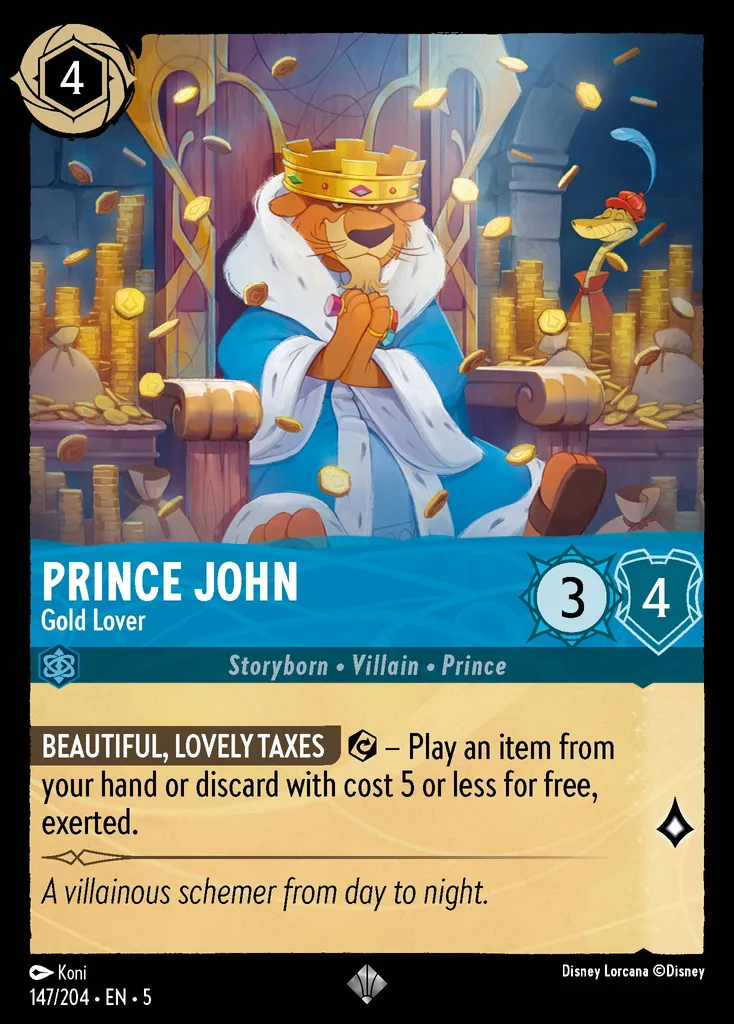 Prince John - Gold Lover