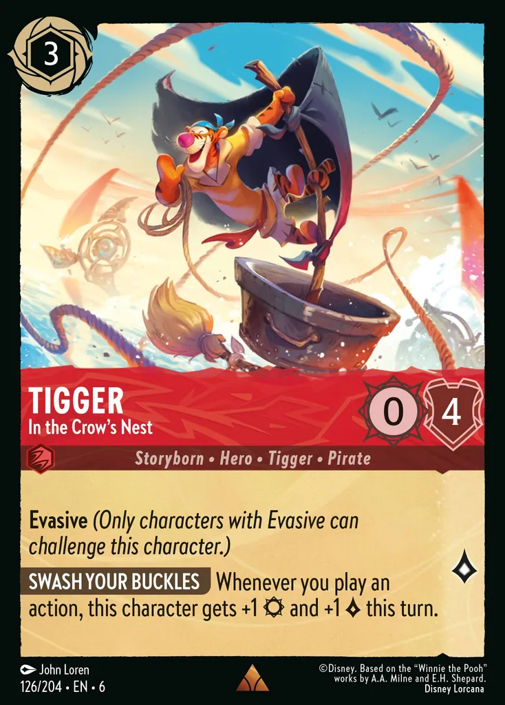 Tigger - In the Crow's Nest