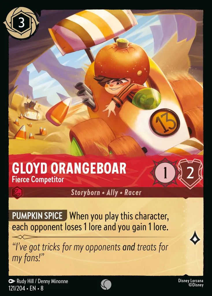 Gloyd Orangeboar - Fierce Competitor