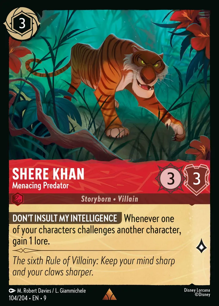 Shere Khan - Menacing Predator