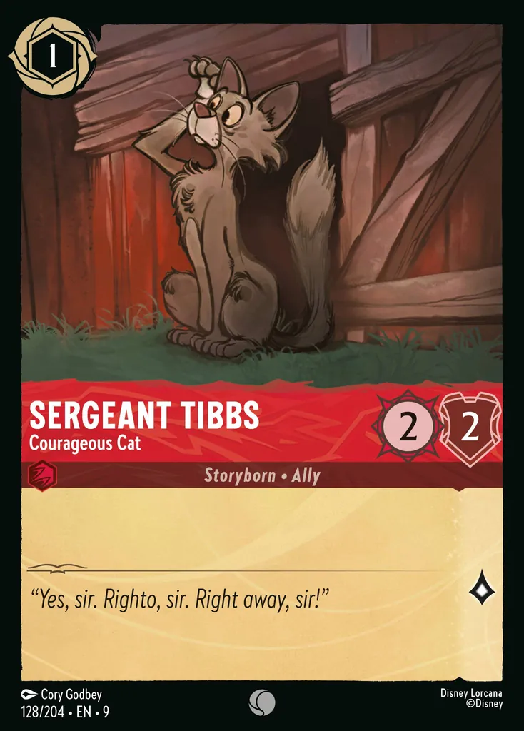 Sergeant Tibbs - Courageous Cat