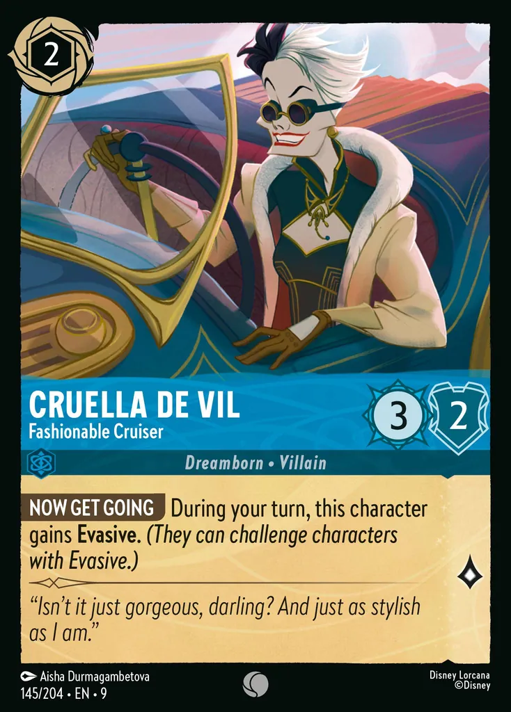 Cruella De Vil - Fashionable Cruiser