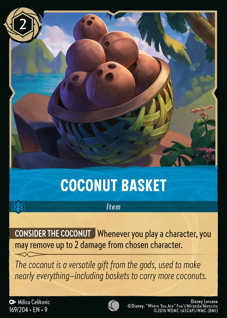 Coconut Basket