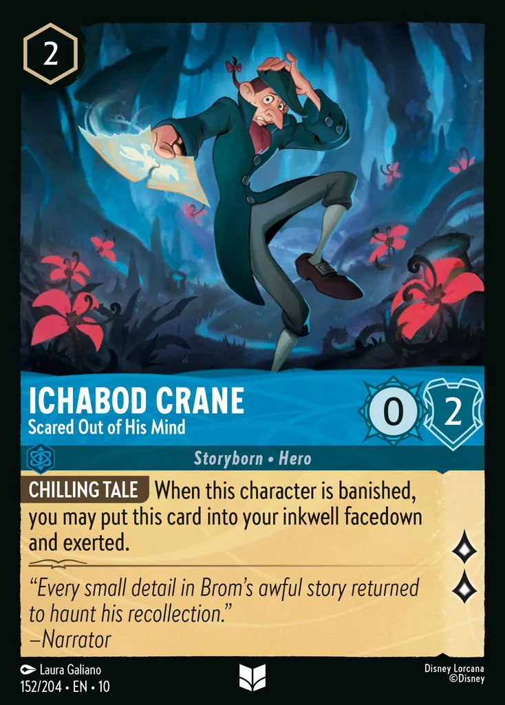Ichabod Crane - Scared Out of His Mind