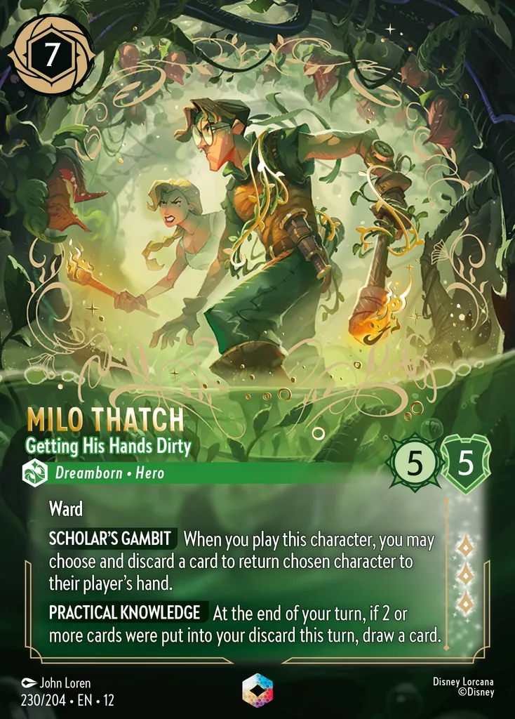 Milo Thatch - Getting His Hands Dirty