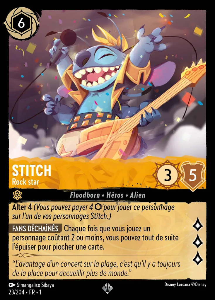 Stitch - Rock Star