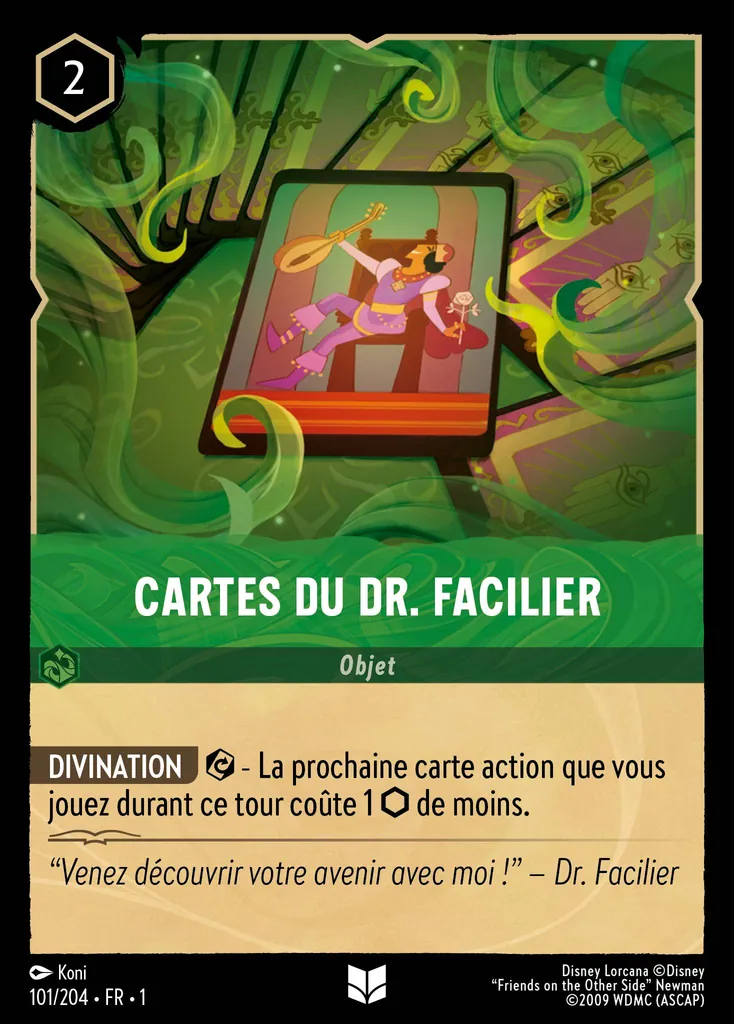 CARTES DU DR. FACILIER - 