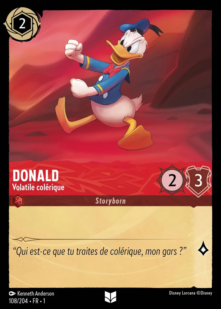 DONALD - Volatile colérique