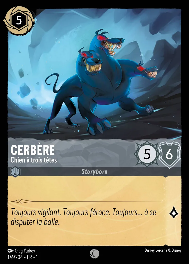 CERBÈRE - Chien à trois têtes