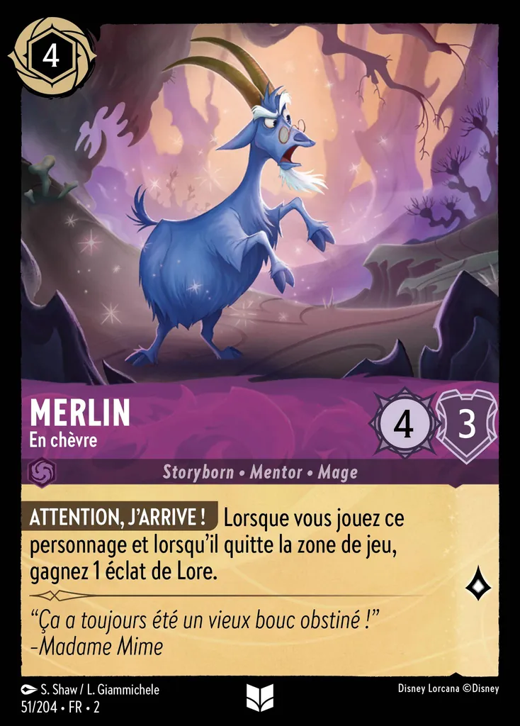 Merlin - En chèvre