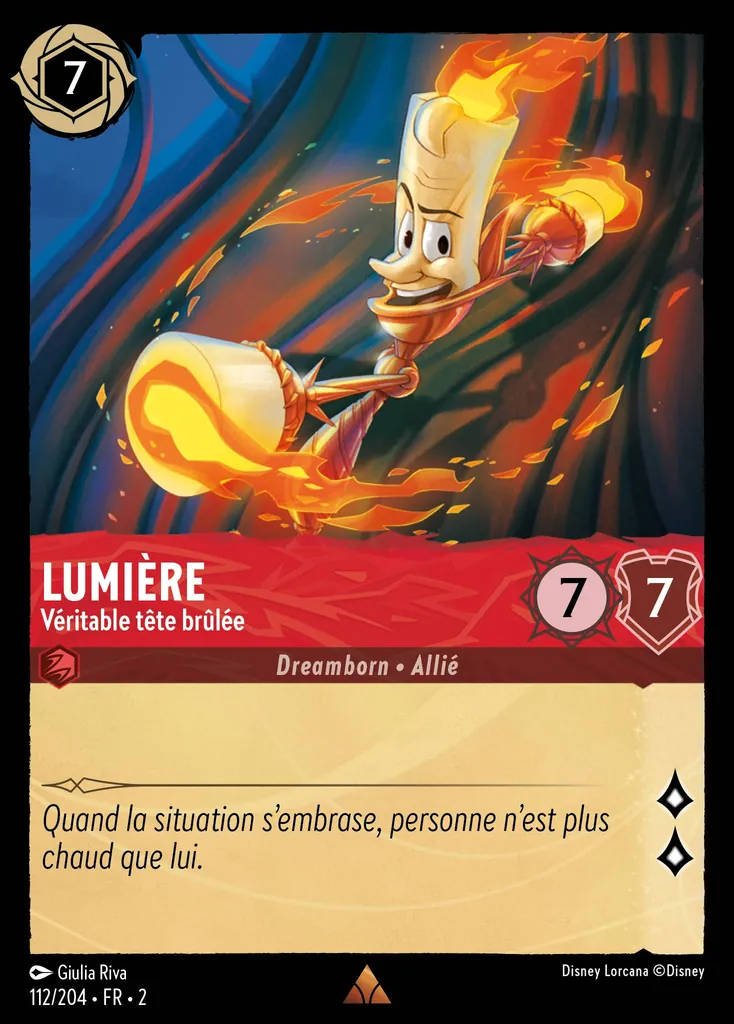 Lumière - Véritable tête brûlée