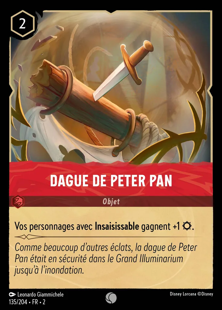 Dague de Peter Pan