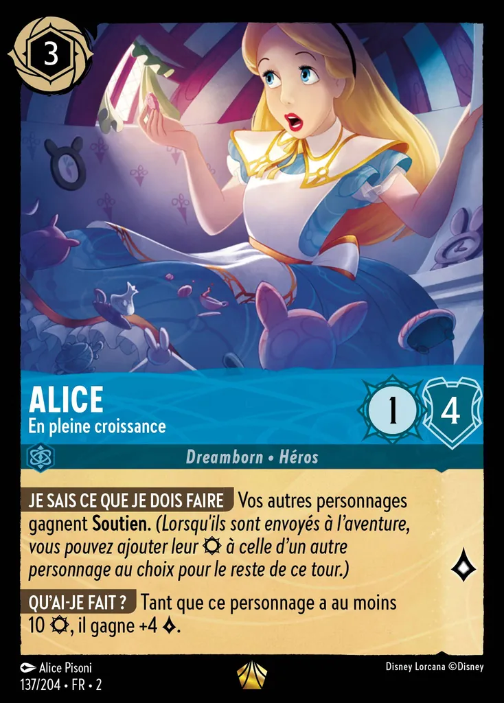 Alice - En pleine croissance
