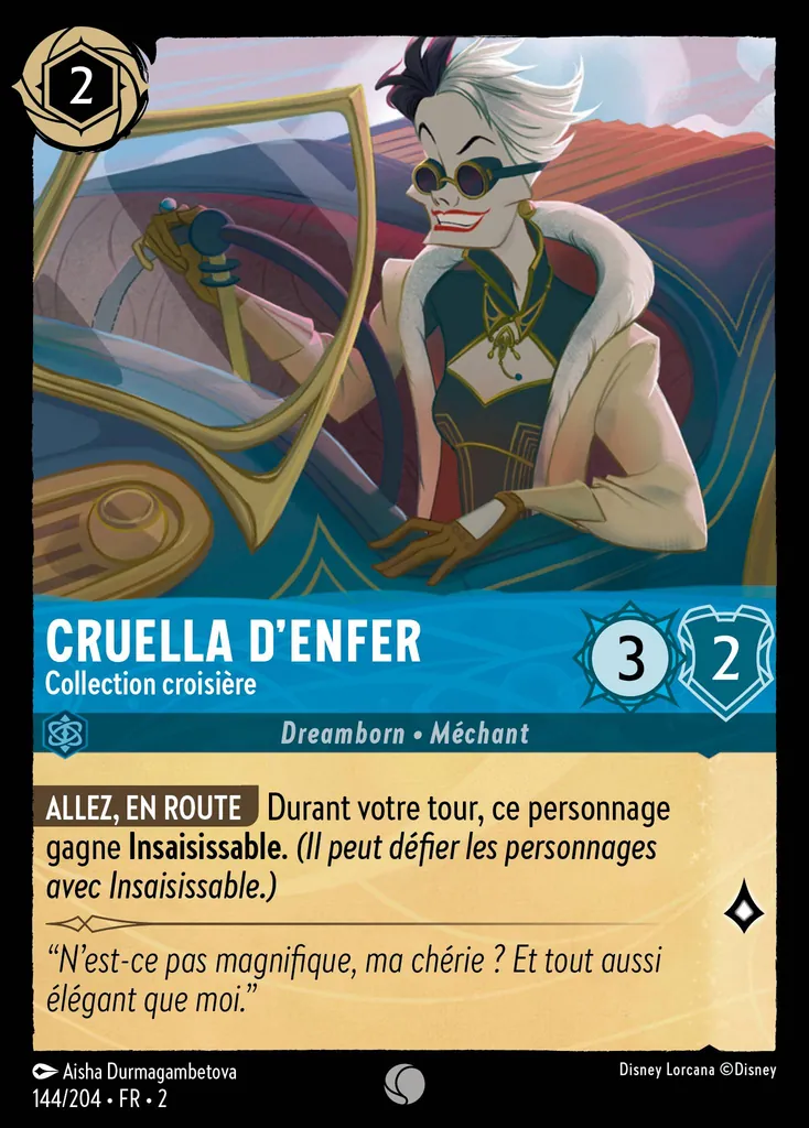 Cruella d'Enfer - Collection croisière