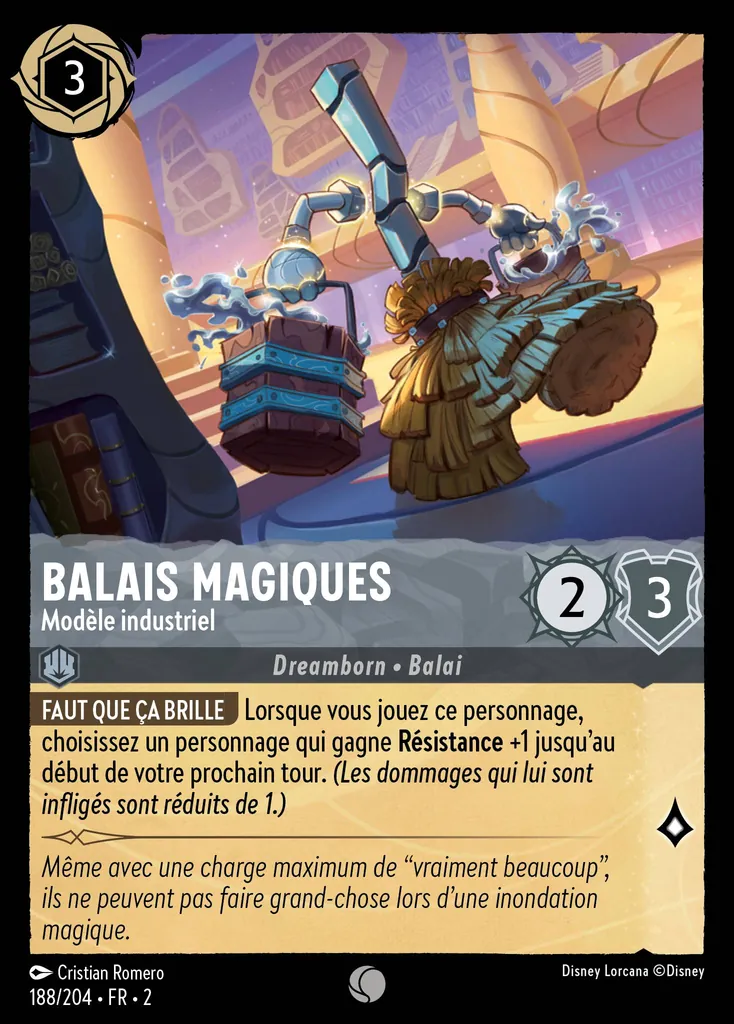 Balais magiques - Modèle industriel