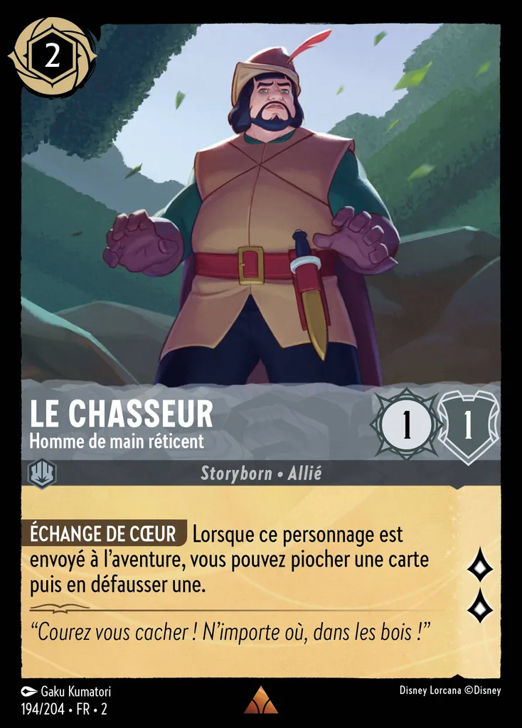 Le chasseur - Homme de main réticent