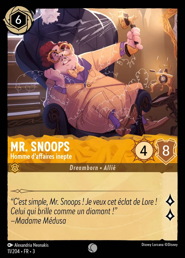 Mr. Snoops - Homme d'affaires inepte