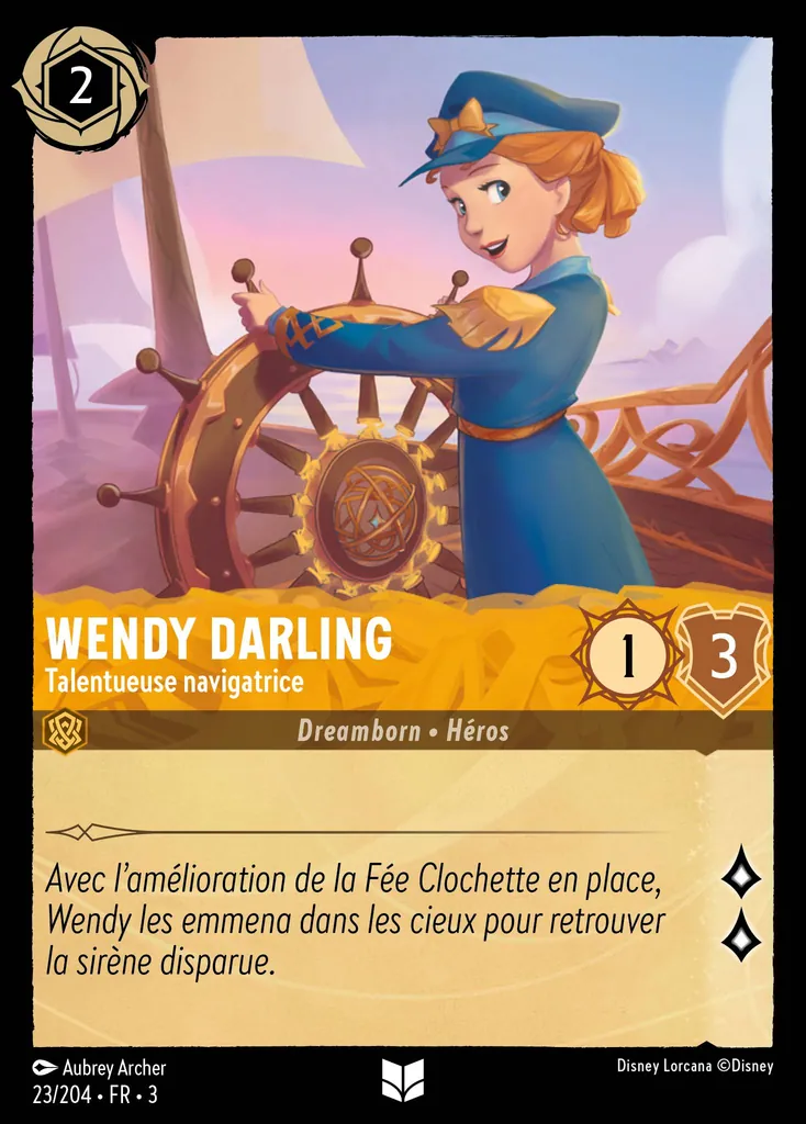 Wendy Darling - Talentueuse navigatrice