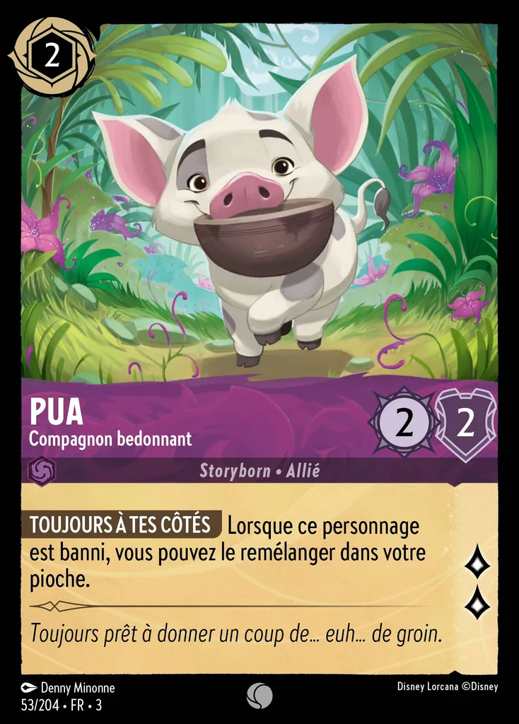 Pua - Compagnon bedonnant