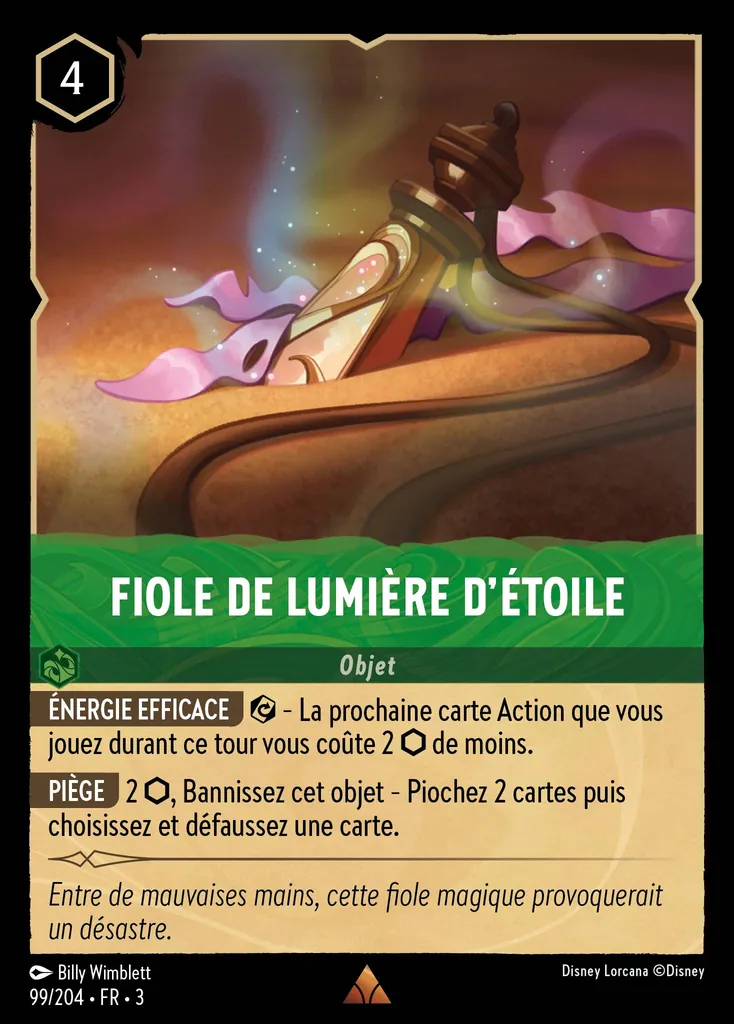 Fiole de lumière d'étoile