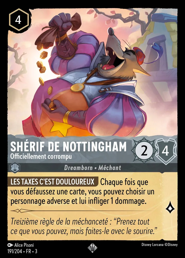 Shérif de Nottingham - Officiellement corrompu