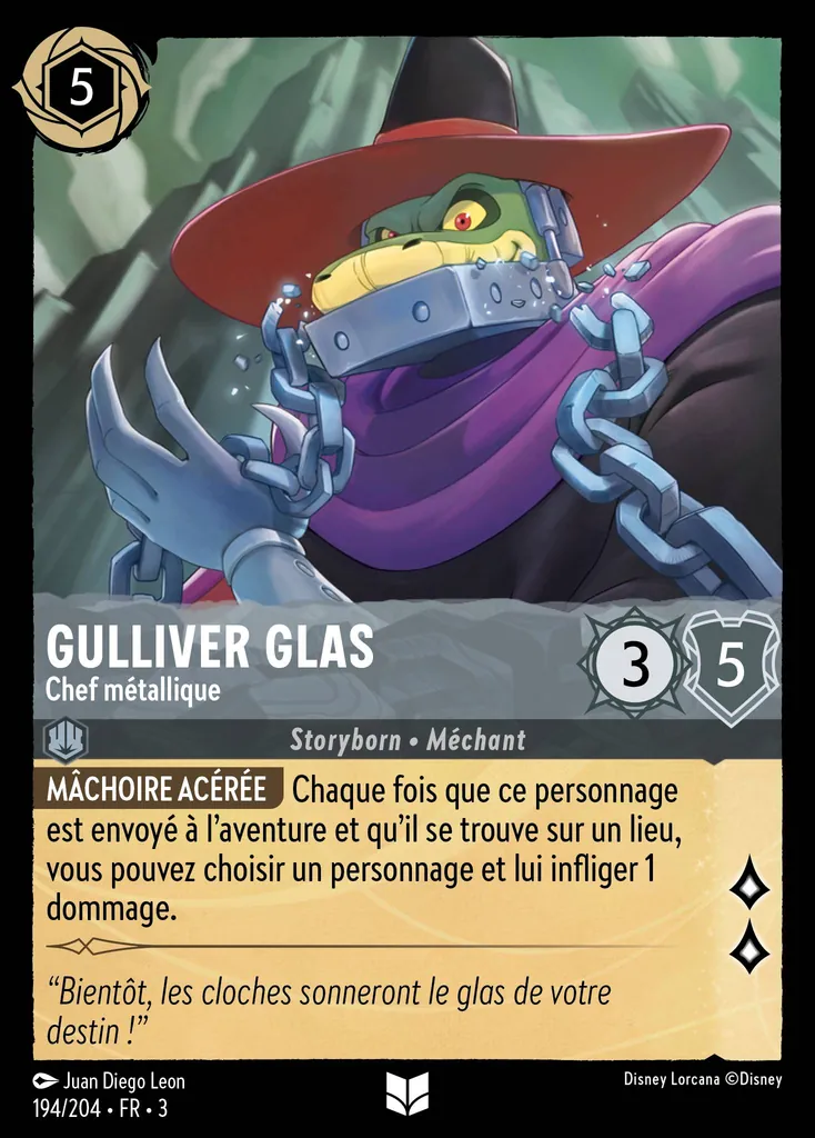 Gulliver Glas - Chef métallique