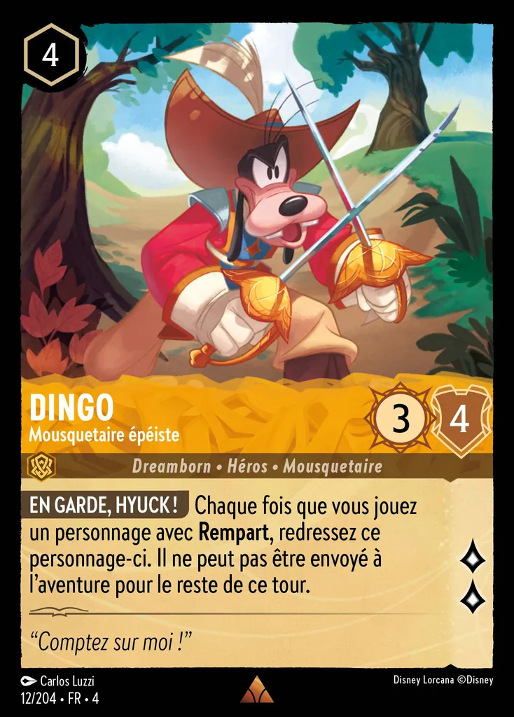 Dingo - Mousquetaire épéiste