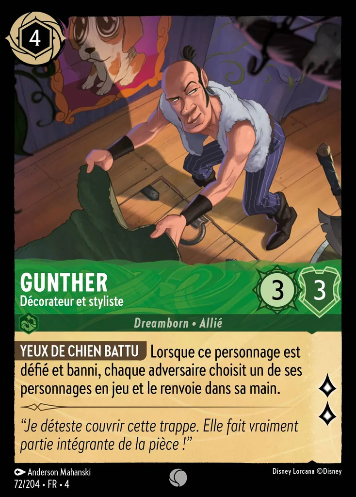 Gunther - Décorateur et styliste