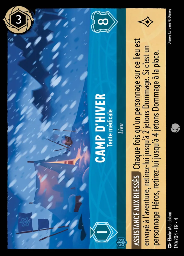 Camp d'Hiver - Tente médicale