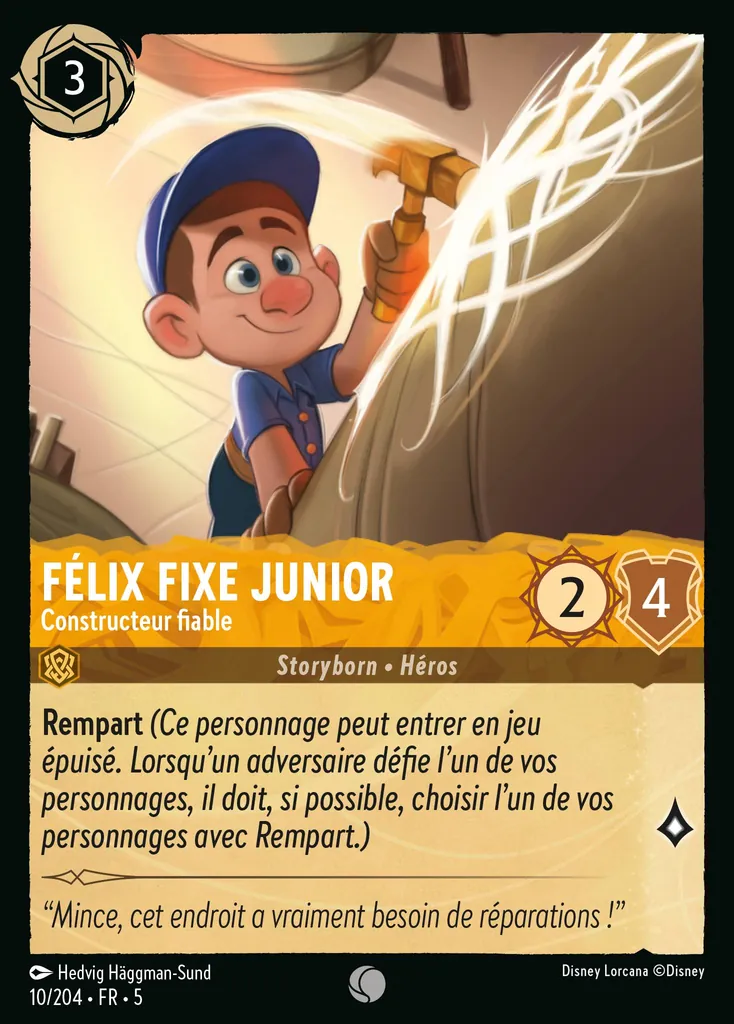 Félix Fixe Junior - Constructeur fiable