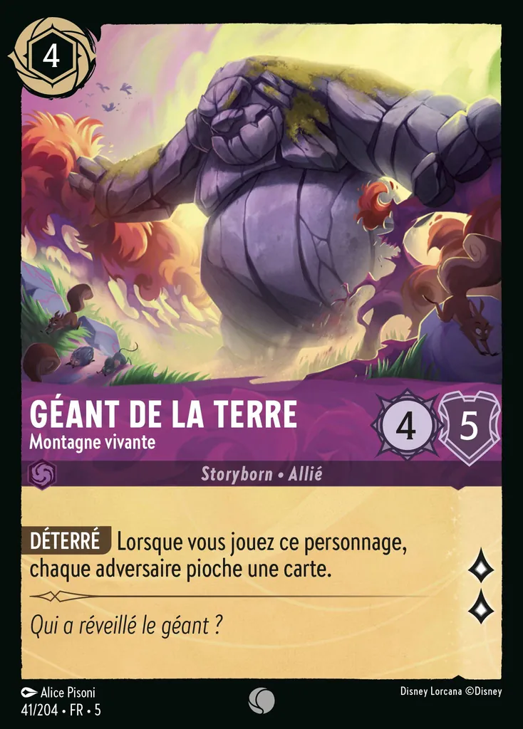 Géant de la Terre - Montagne vivante