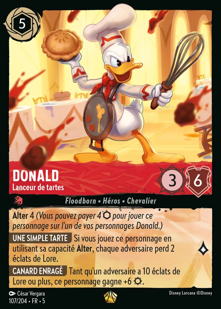 Donald - Lanceur de tartes