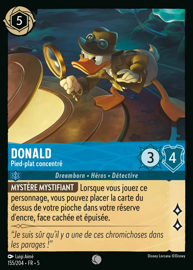 Donald - Pied-plat concentré