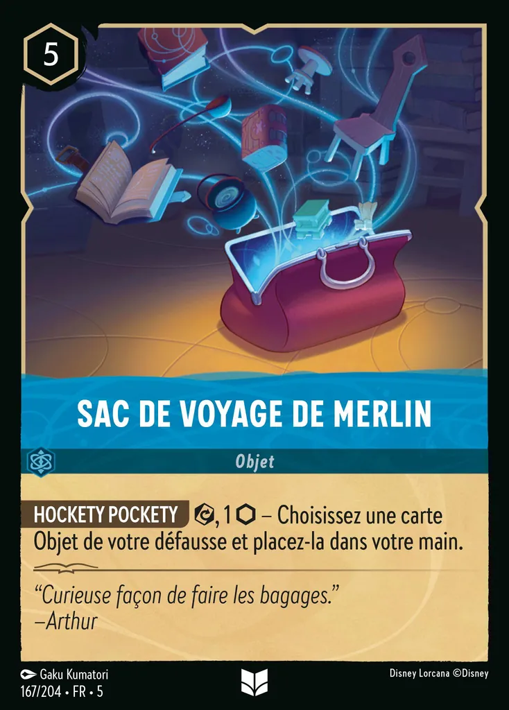 Sac de voyage de Merlin