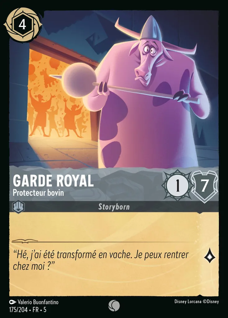 Garde royal - Protecteur bovin