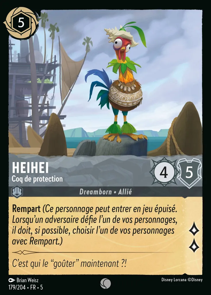 Heihei - Coq de protection