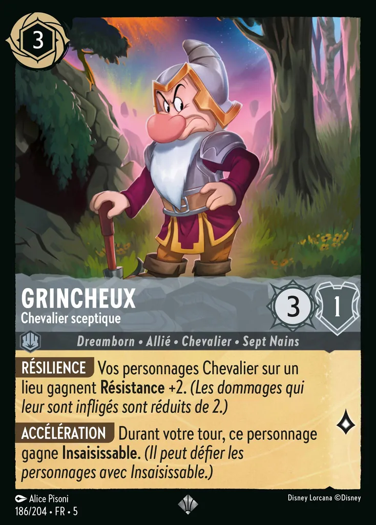 Grincheux - Chevalier sceptique